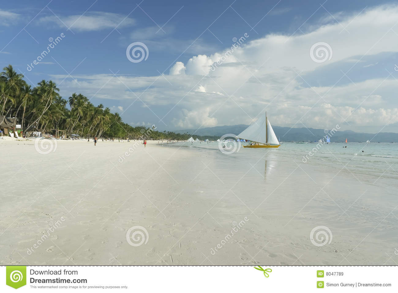 White Beach Boracay Island Philippines
