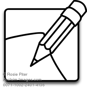 Writing Clip Art Clipart   Writing Clip Art Stock Photography
