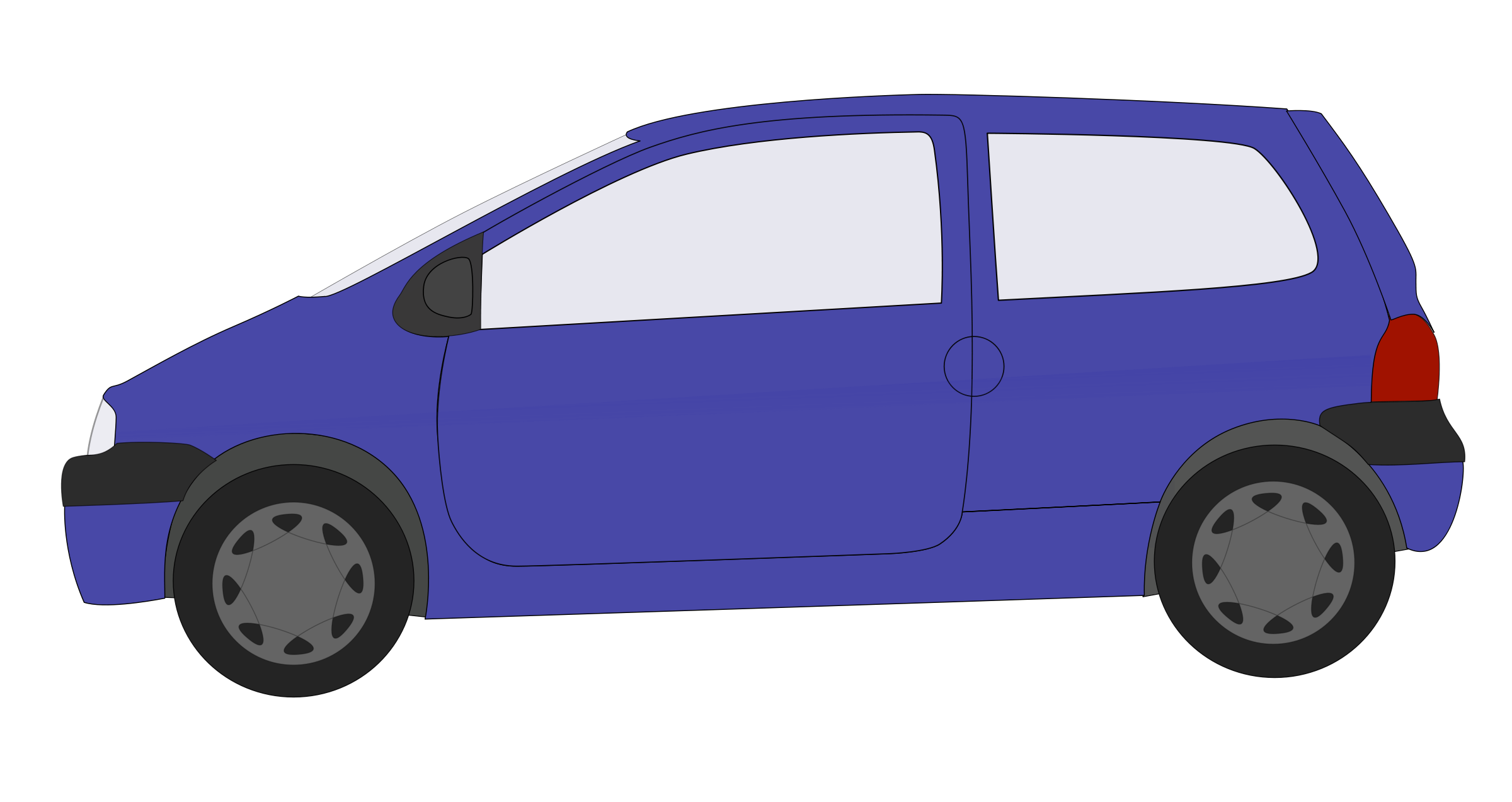 Car Side View Clipart
