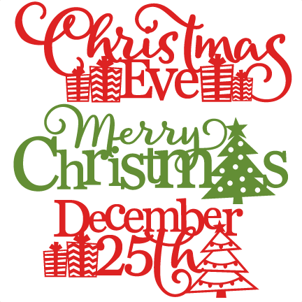 Christmas Phrases Svg Scrapbook Cut File Cute Clipart Files For