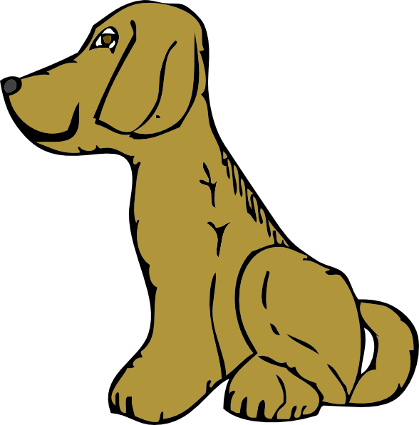 Dog Side View Clip Art At Clker Com   Vector Clip Art Online Royalty    
