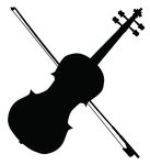 Fiddle Silhouette Clip Art