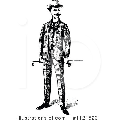 Gentleman Clipart  1121523 By Prawny Vintage   Royalty Free  Rf  Stock    