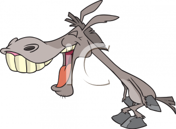 Images Animal Clipart Net Clipart Of A Donkey Laughing Hysterically