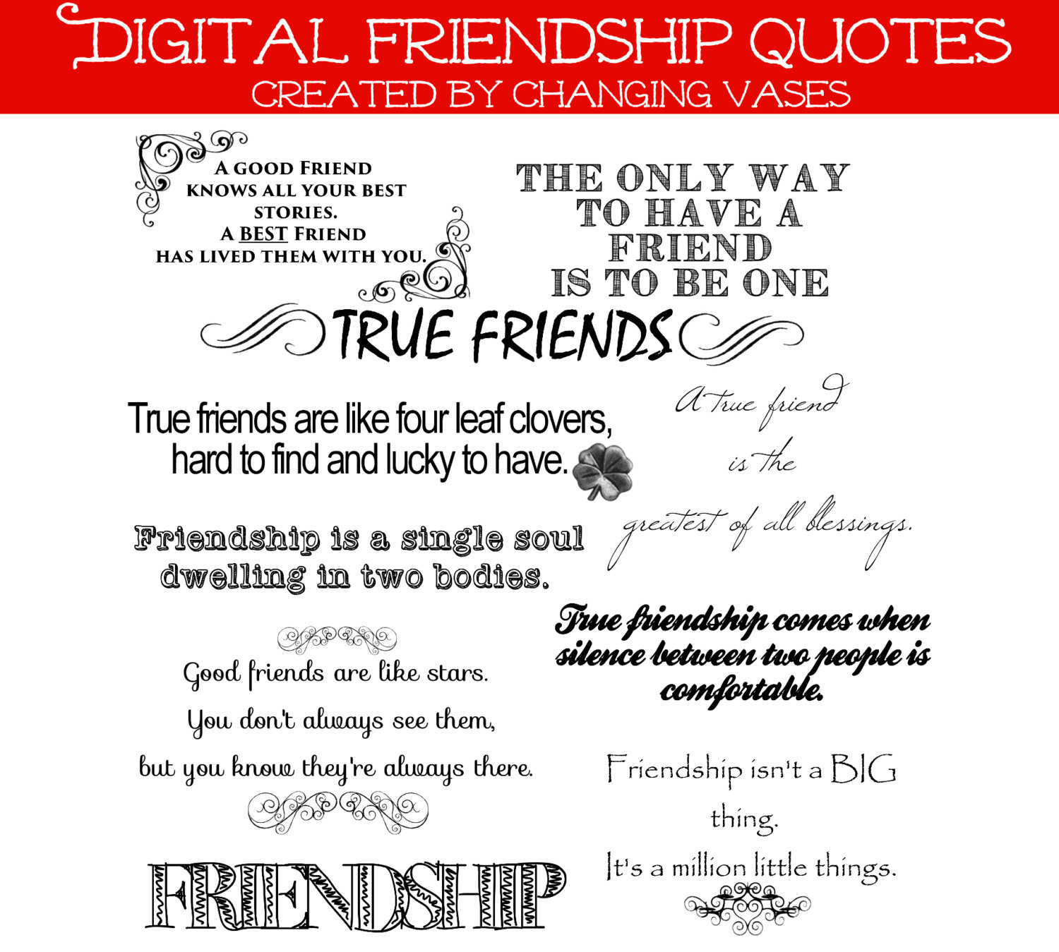 Phrases Clip Art Best Friends Bff Commercial Use Fonts For Scrapbook