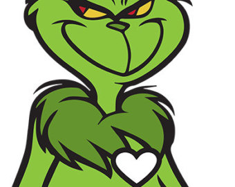 Pin The Heart On The Grinch Christm As Birthday Party Game 16x24    