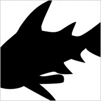Shark Silhouette Clip Art