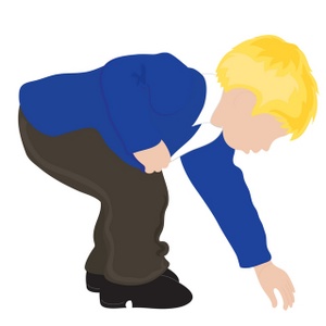 Boy Exploring Clipart Image  Child Exploring By Picking Things Off The