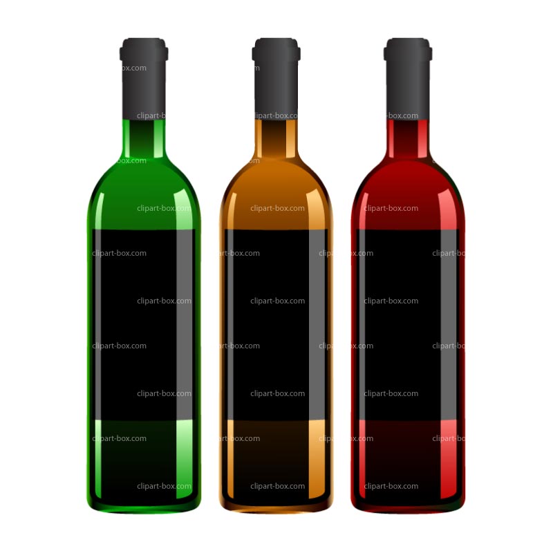Clipart Bottles Of Wine   Royalty Free Vector Design