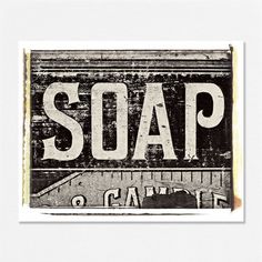 Copious  Bathroom Decor 8x10 Fine Art Print   Vintage Soap Crate Photo    