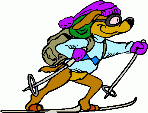 Cross Country Skiing Clip Art