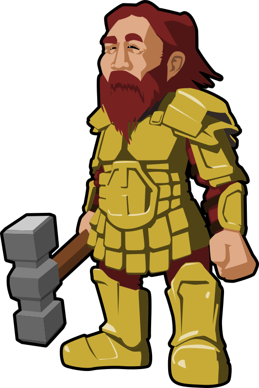 Dwarf Warrior By Tzunghaor   Fantasy Dwarf Warrior