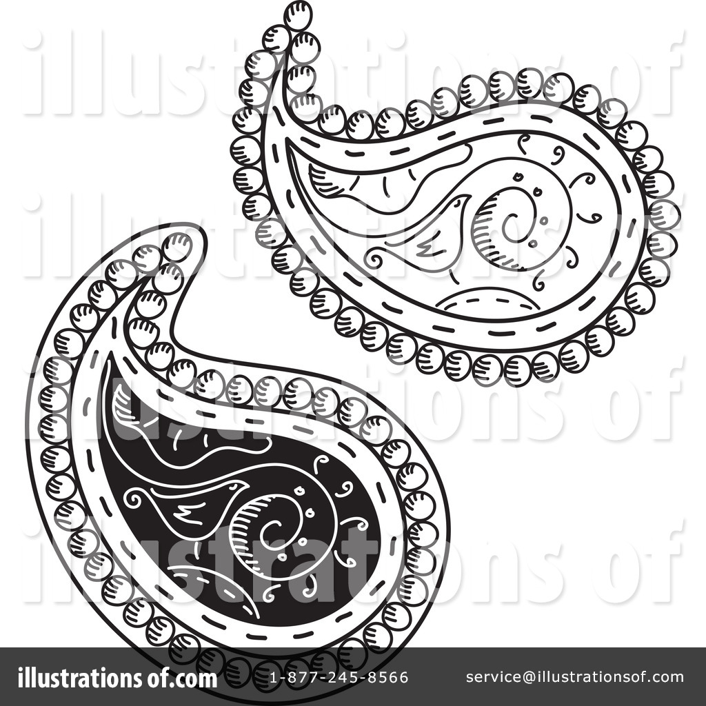 Paisley Clipart  71941   Illustration By Inkgraphics