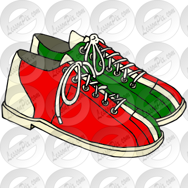 Picture For Classroom   Therapy Use   Great Bowling Shoes Clipart