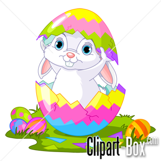 Related Easter Bunny In Egg Cliparts  