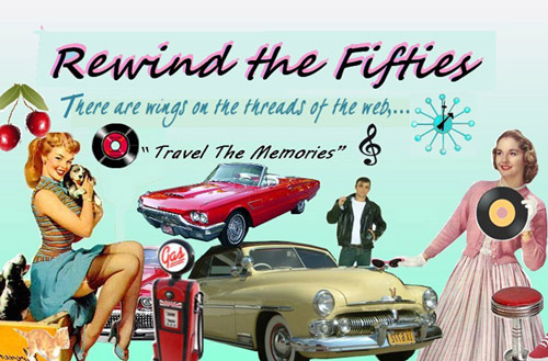 Rewind The Fifties  Fifties Sixties Fashion Tv Movies Hair Food