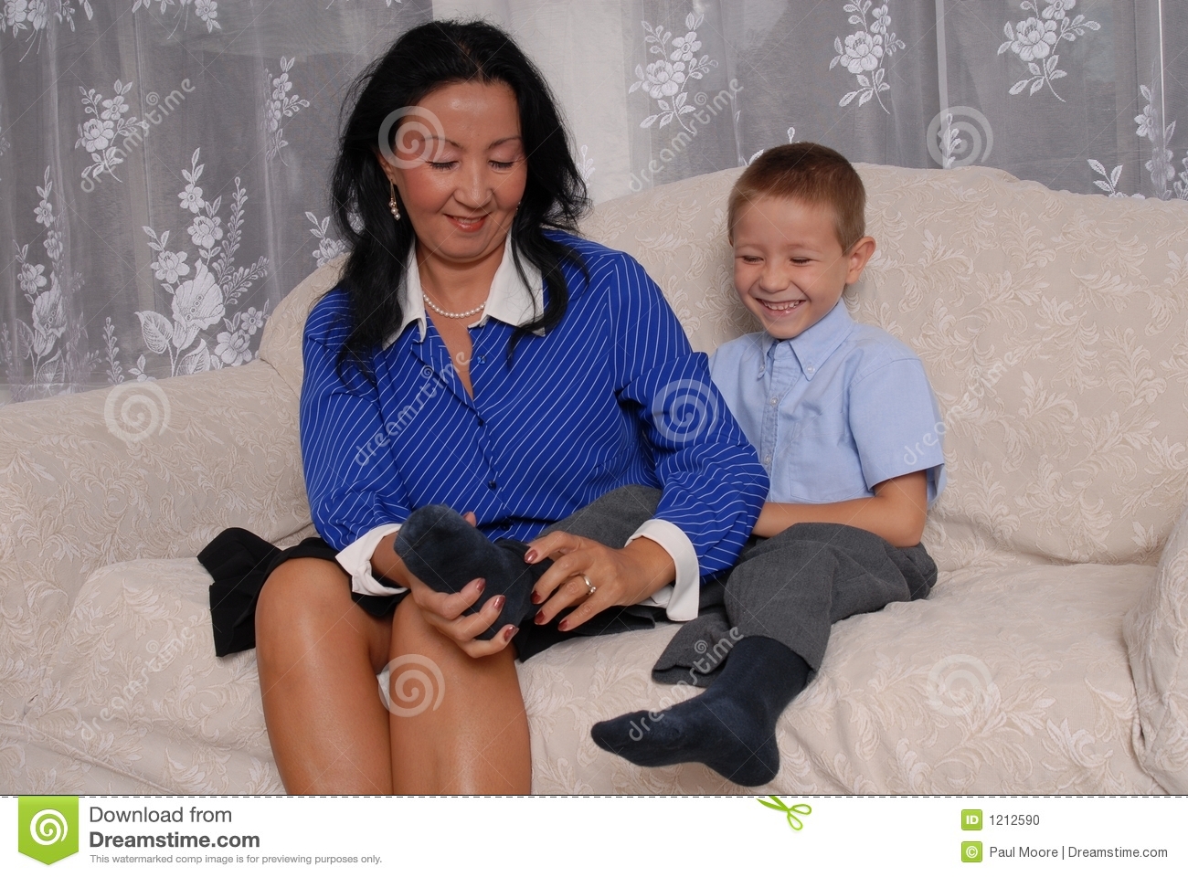 Shoes And Socks Time 6 Stock Photo   Image  1212590