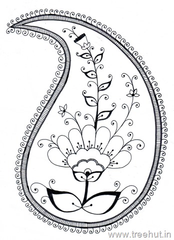 This Paisley Pattern May Be Used As A Coloring Page As Clipart As A