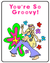 0808 2818 3535 Hippy Giving The Peace Sign Clip Art Clipart Image Jpg