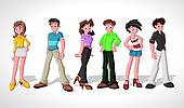 Adolescents Student Men Juveniles Completion Clipart And Illustrations
