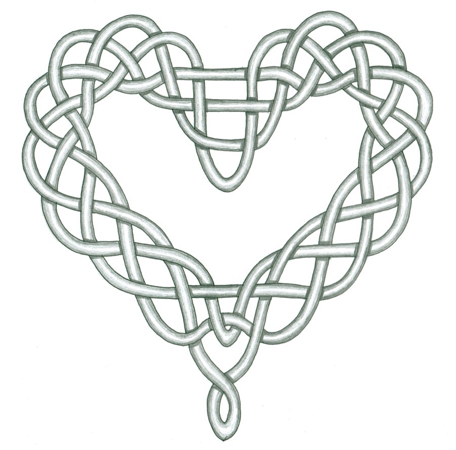Celtic Heart Knot Celtic Knotted Heart By