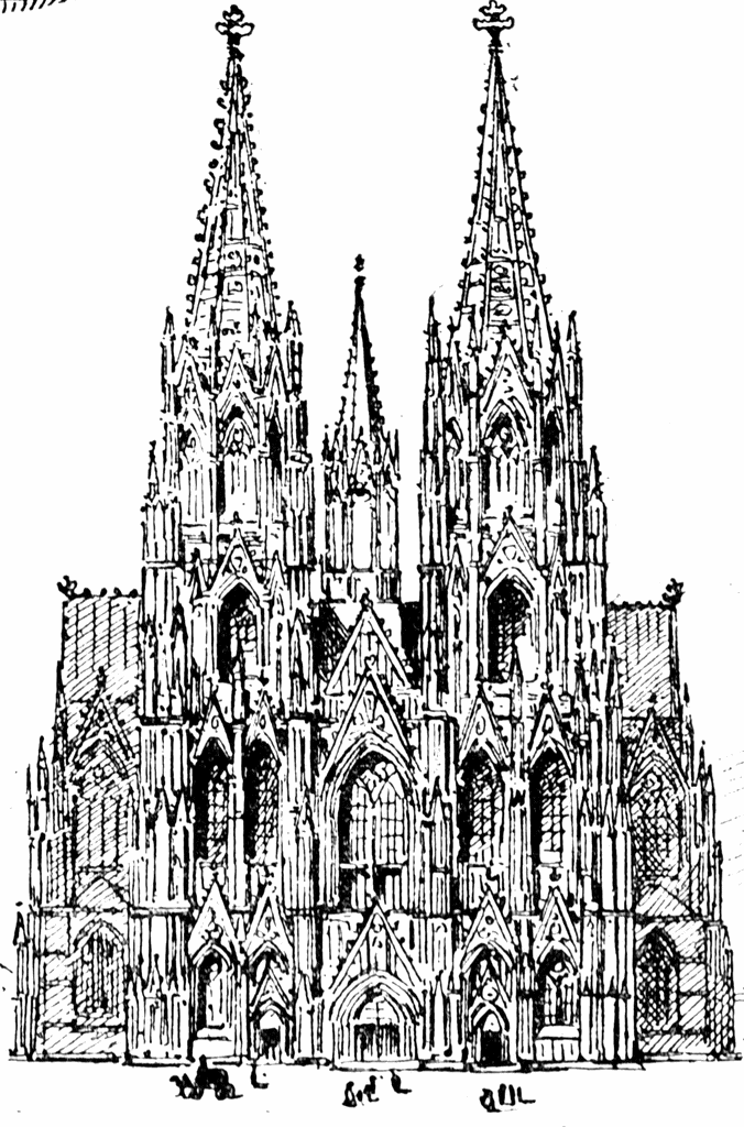 Cologne Cathedral   Clipart Etc