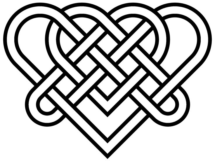 Double Heart Celtic Knot   Tattoos   Pinterest