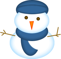 Free Cute Clipart  Snowman Clipart