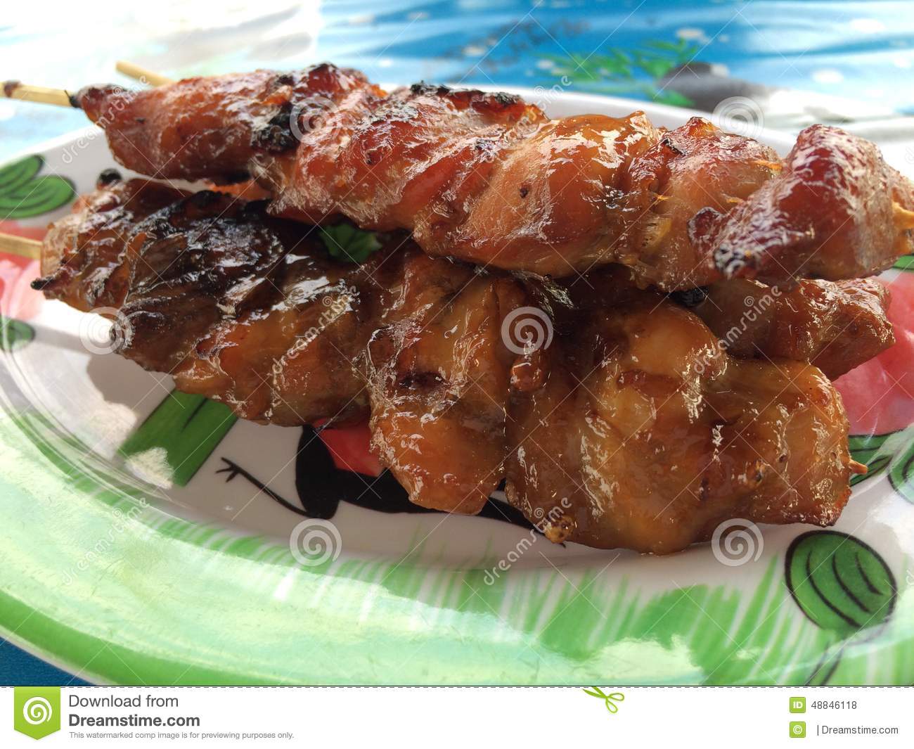 Grilled Chicken Stock Photo   Image  48846118