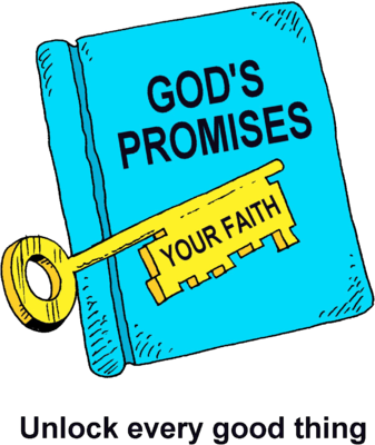 Image  A Bible With The Word Gods Promises And A Key With The Word