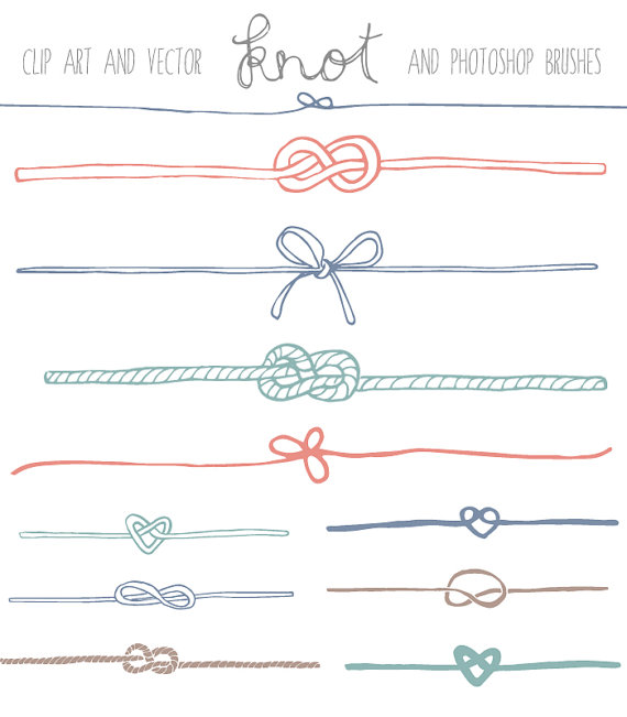 Knot Clip Art   Nautical Clip Art Knot Vector And Photoshop Brushes