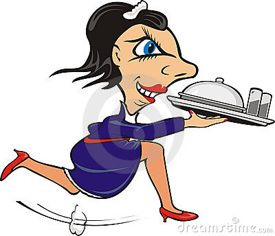 Lunchtime Clipart Waitress Lunchtime 18967340 Jpg
