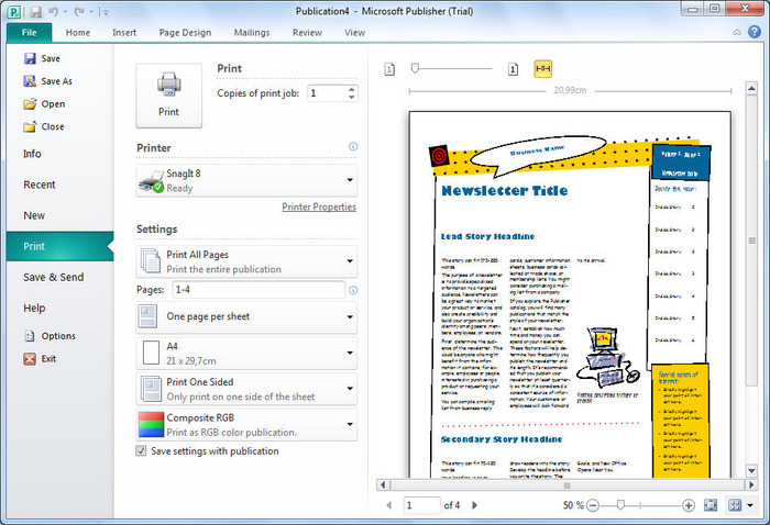 Microsoft Publisher   Download