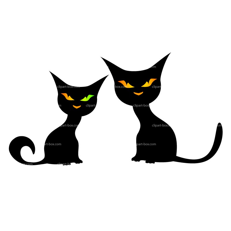 Orange And Black Cat Clipart Clipart Black Cats Royalty Free Vector