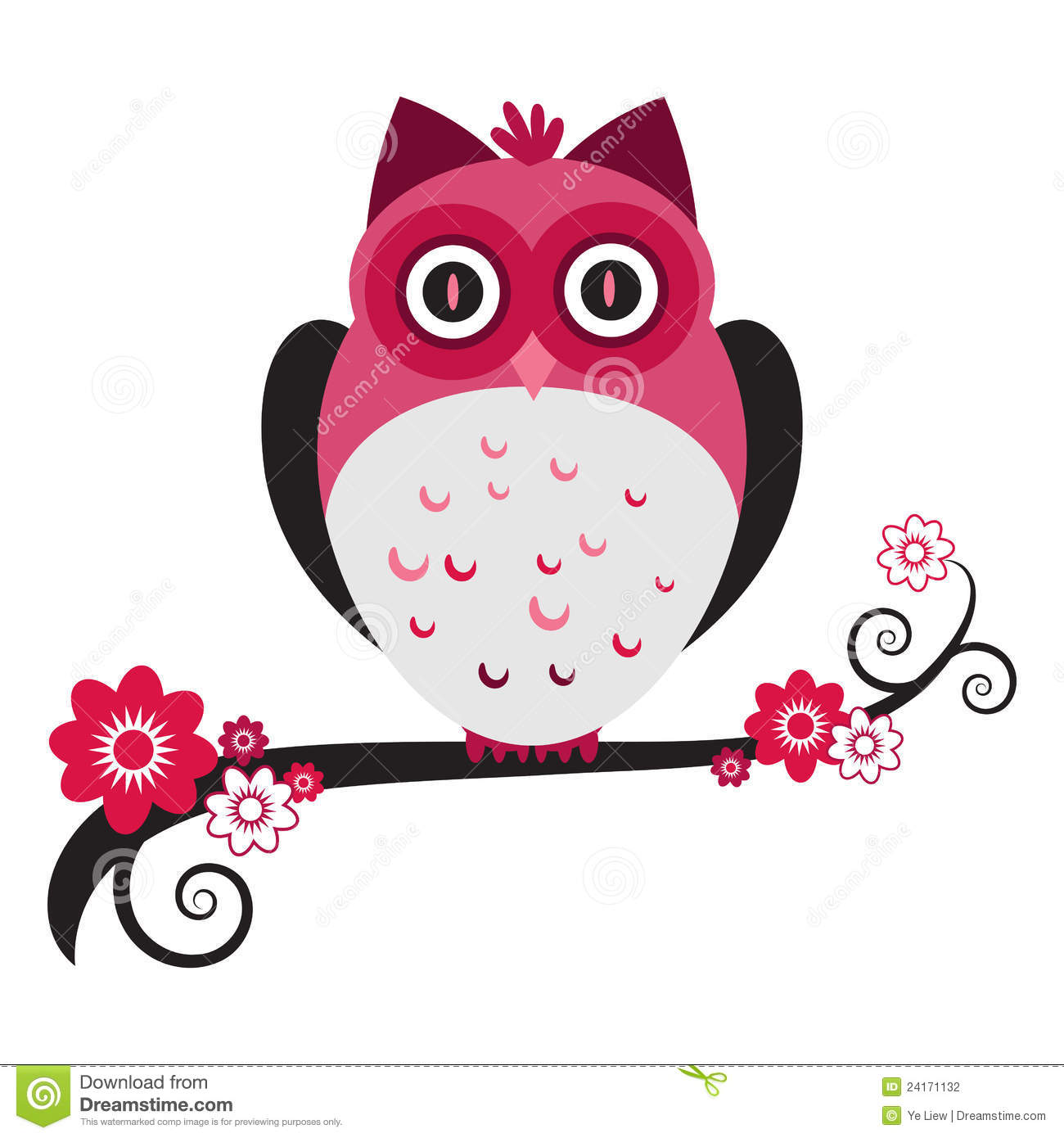 Pink Owl Stock Photography   Image  24171132