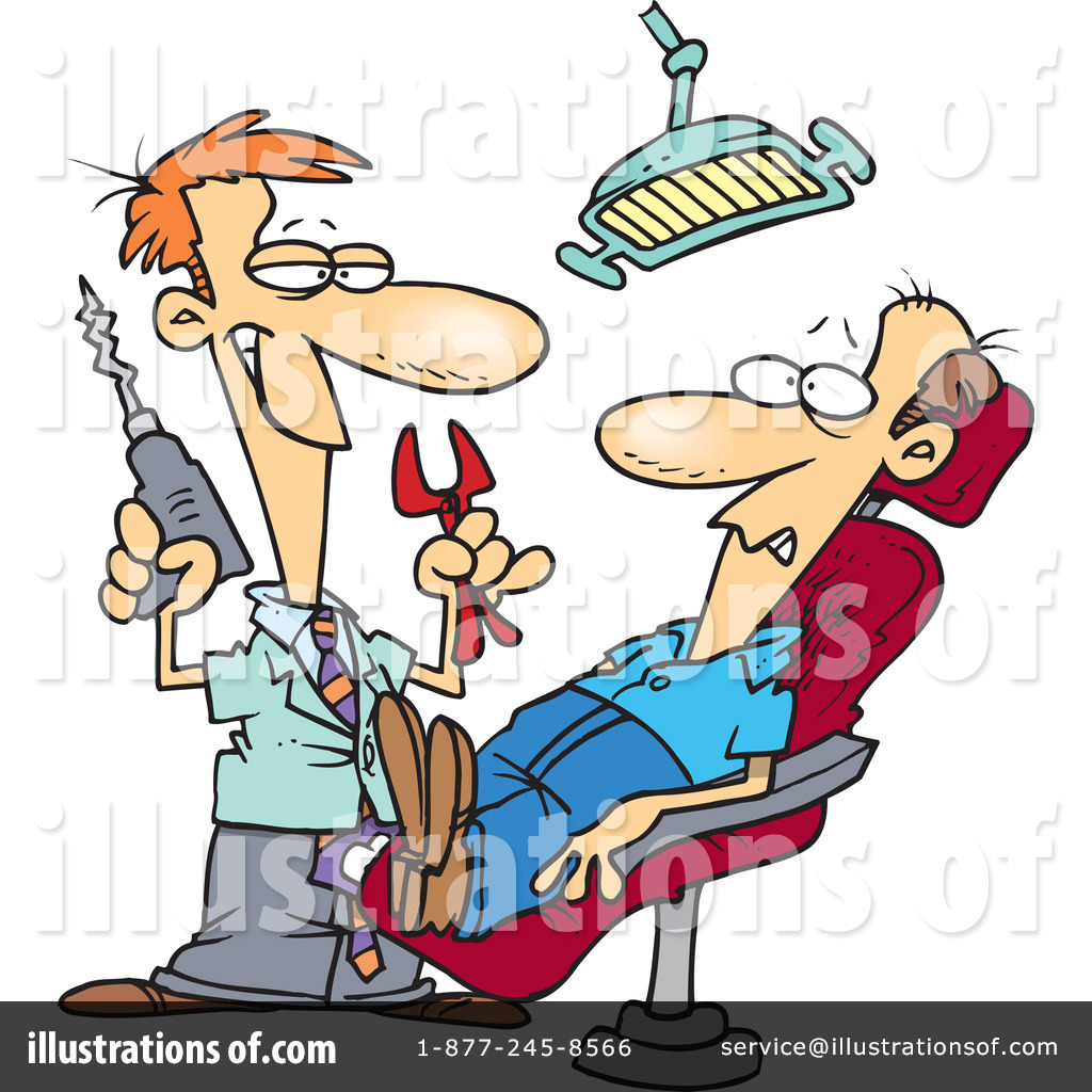Royalty Free  Rf  Dentist Clipart Illustration By Ron Leishman   Stock