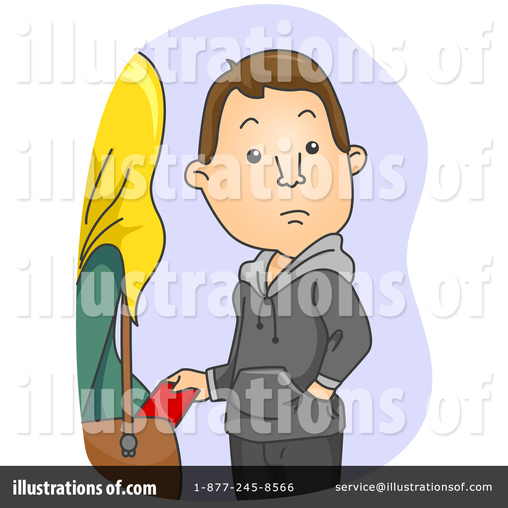 Royalty Free Rf Stealing Clipart Illustration By Bnp Design Studio