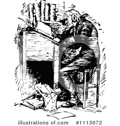 Scrooge Clipart  1113072 By Prawny Vintage   Royalty Free  Rf  Stock