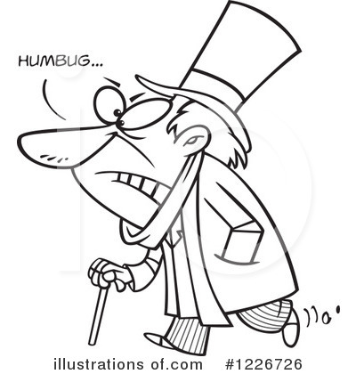 Scrooge Clipart  1226726   Illustration By Ron Leishman