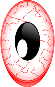 Bloodshot Eye Ball Clip Art At Clker Com   Vector Clip Art Online