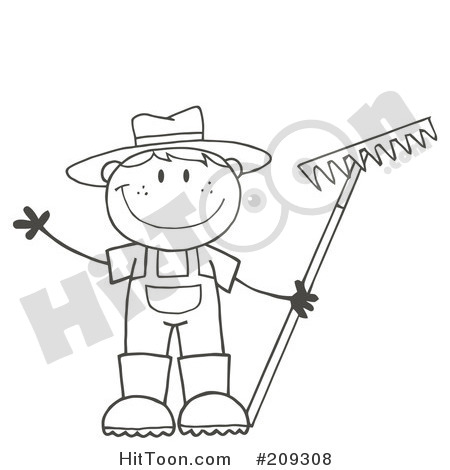 Farmer Boy Clipart