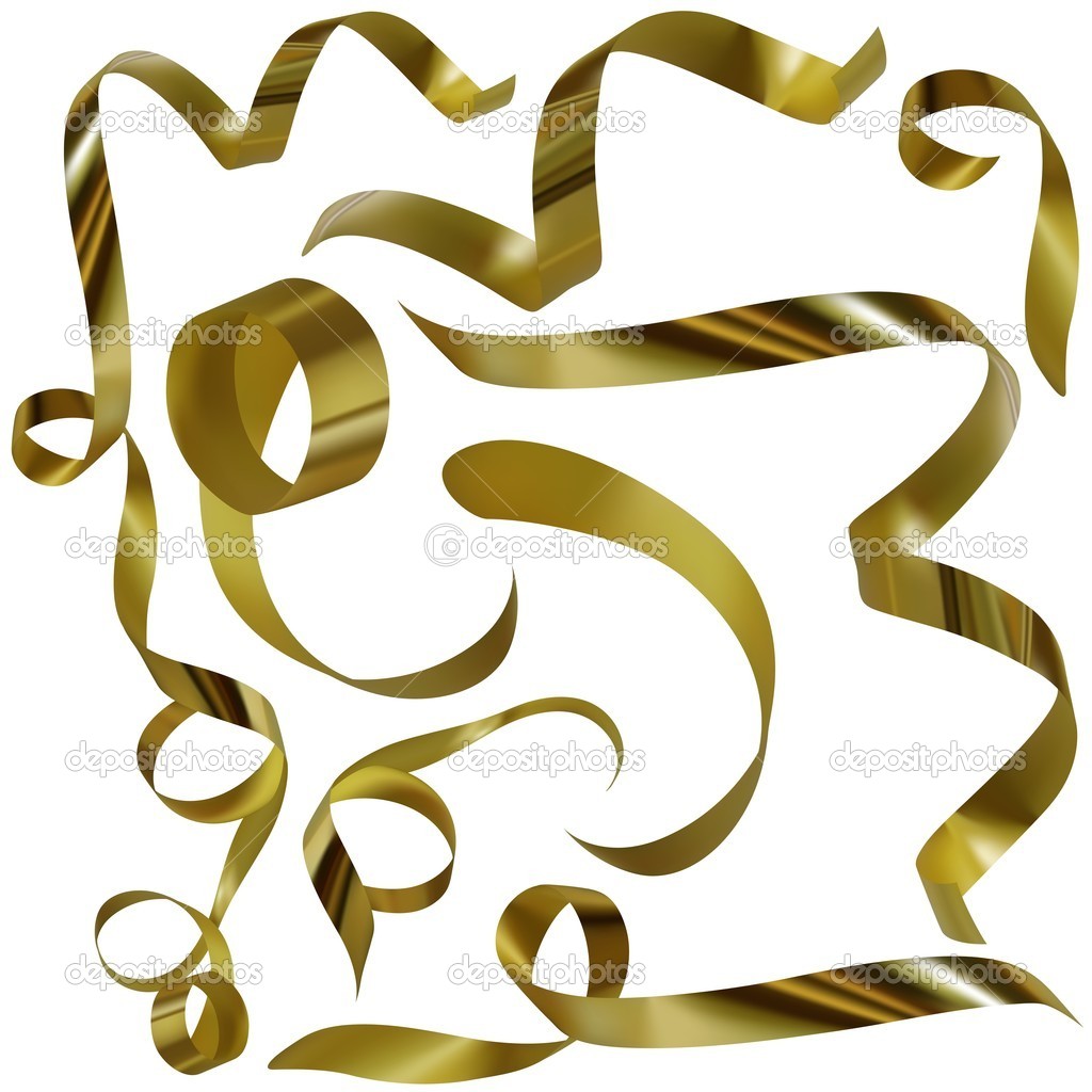 Gold Confetti Clipart Gold Confetti   Stock