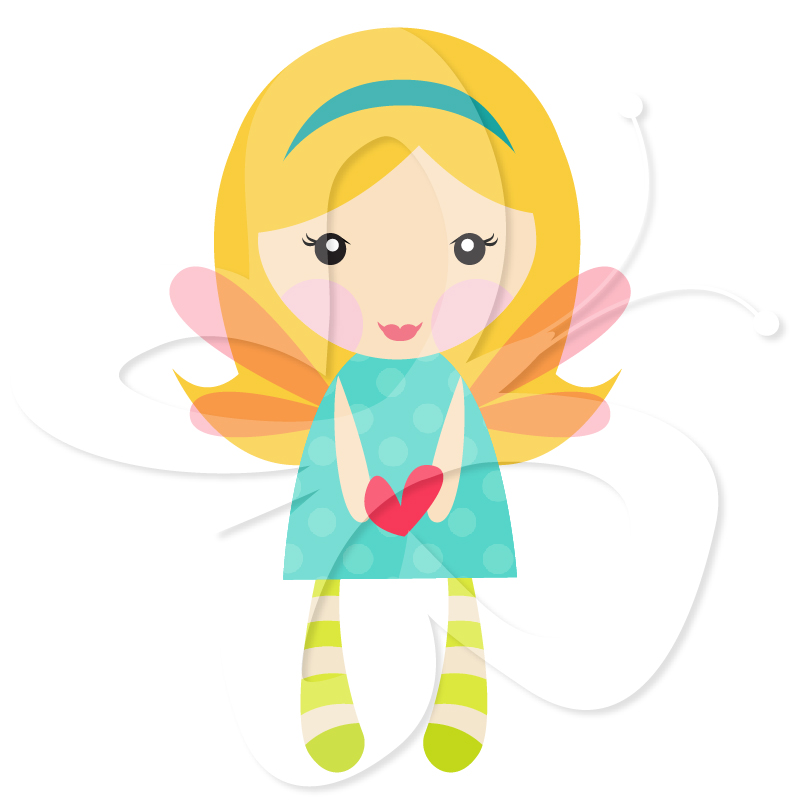 Little Fairy Girls   Creative Clipart Collection