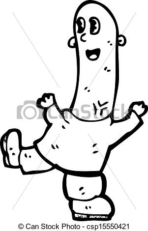 Of Cartoon Man With Swollen Head Csp15550421   Search Clipart
