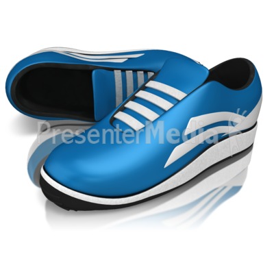 Pair Of Running Shoes   Presentation Clipart   Great Clipart For