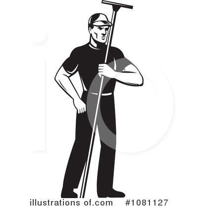 Royalty Free  Rf  Window Cleaner Clipart Illustration By Patrimonio