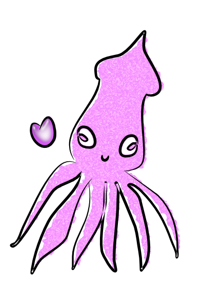 Squid Cartoon Clip Art At Clker Com   Vector Clip Art Online Royalty    