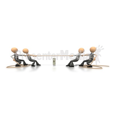 Tug Of War   Business And Finance   Great Clipart For Presentations