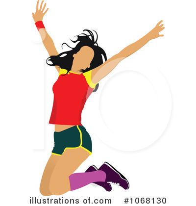 Woman Jumping Clipart   Cliparthut   Free Clipart