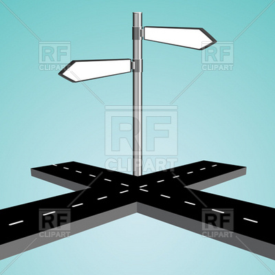     And Pole Direction Sign Download Royalty Free Vector Clipart  Eps